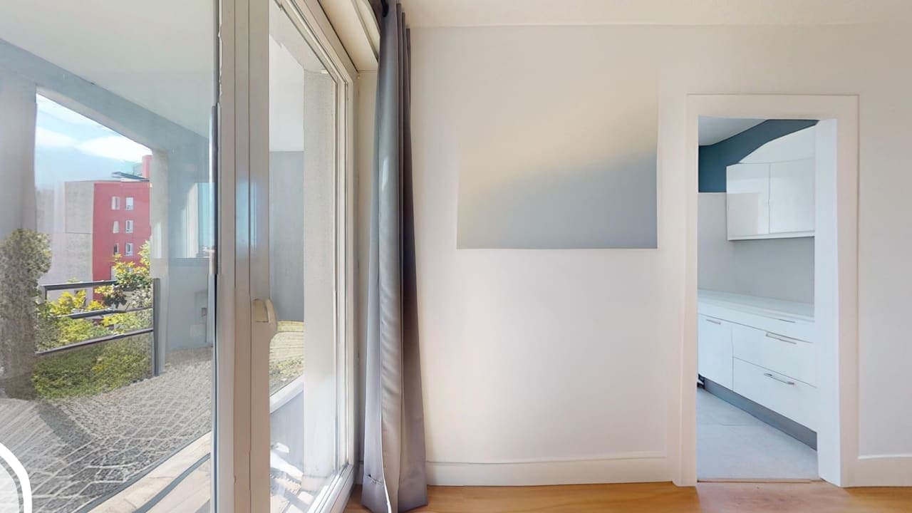 Appartement T2 de 47 m² avec terrasse et garage face à la Nouvelle Mairie — démeublé — visite virtuelle 3D, photo 5
